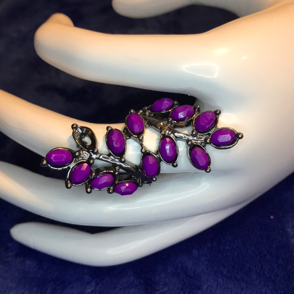 Purple Ivy Ring